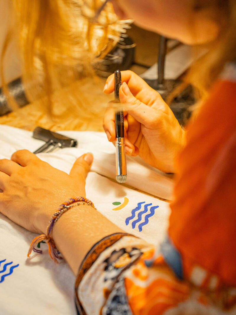 Resort wear and summer dresses in a Korčula concept store