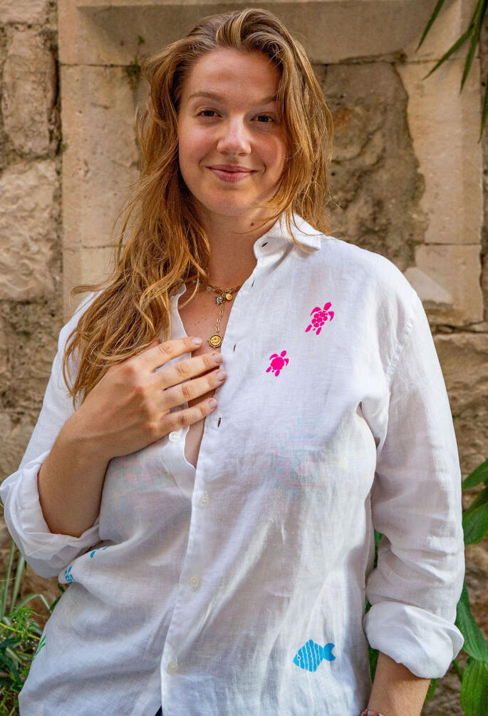 Resort wear and summer dresses in a Korčula concept store